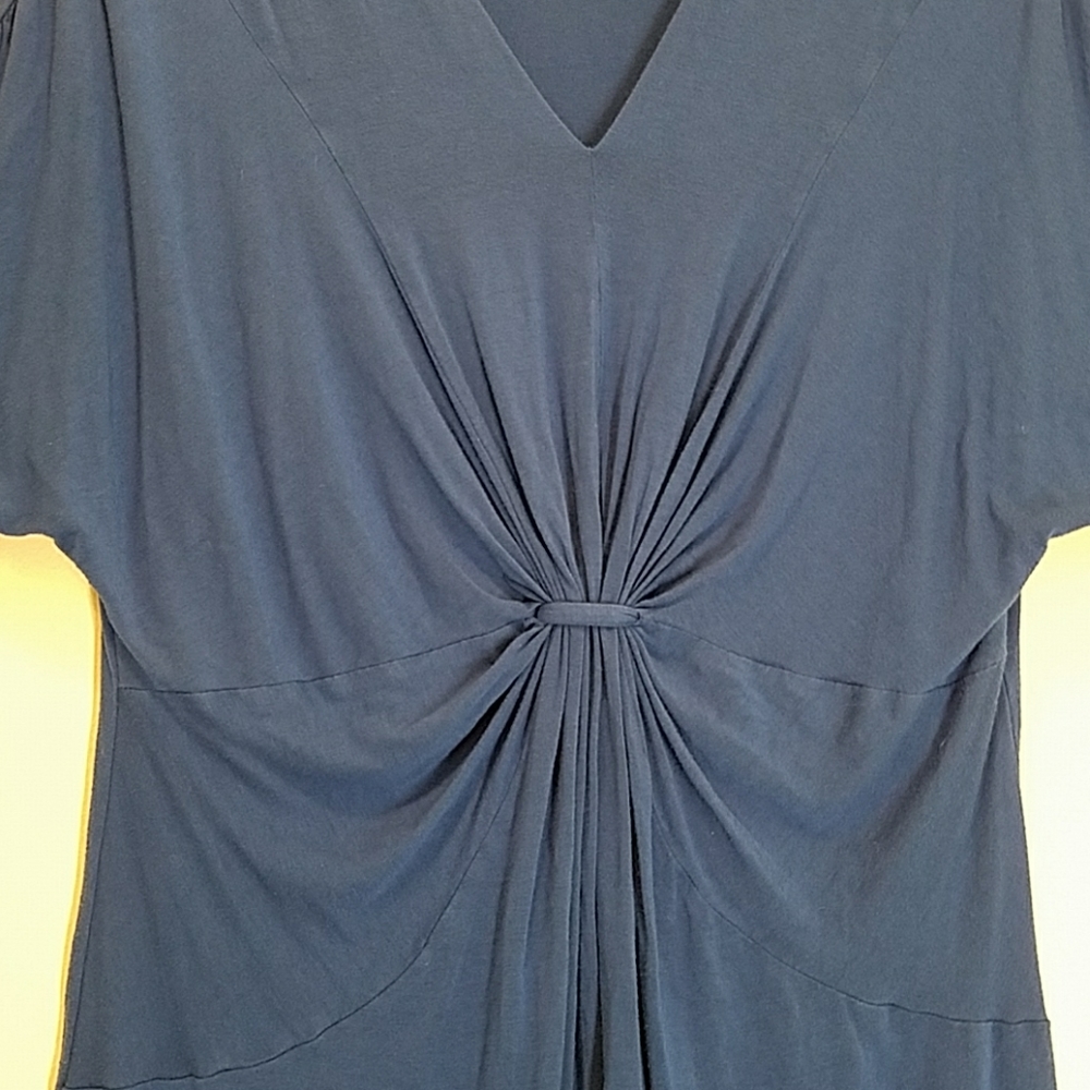 Kiyonna blouse size 3 royal blue v-neck